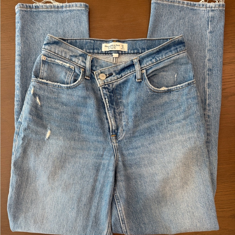 Abercrombie & Fitch Light Blue Straight Jeans